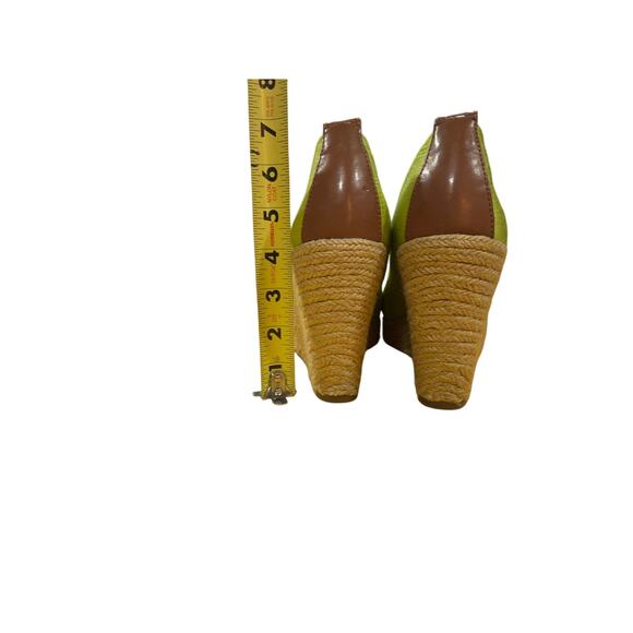 BCBG Women’s Platform Lime Green Wedge Heels Women Size 9 - Picture 16 of 17